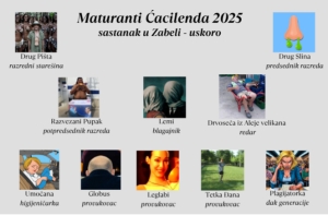 Maturanti Ćacilenda - generacija 2025
